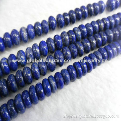 Gemstone Lapis Lazuli Rondel & Abacus Beads, Different Sizes 2-100mm/Shapes/Styles Can Be Made